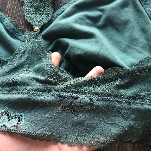 SOLD NWOT aerie Floral Lace Racer Back Bralette - Picture 7 of 10